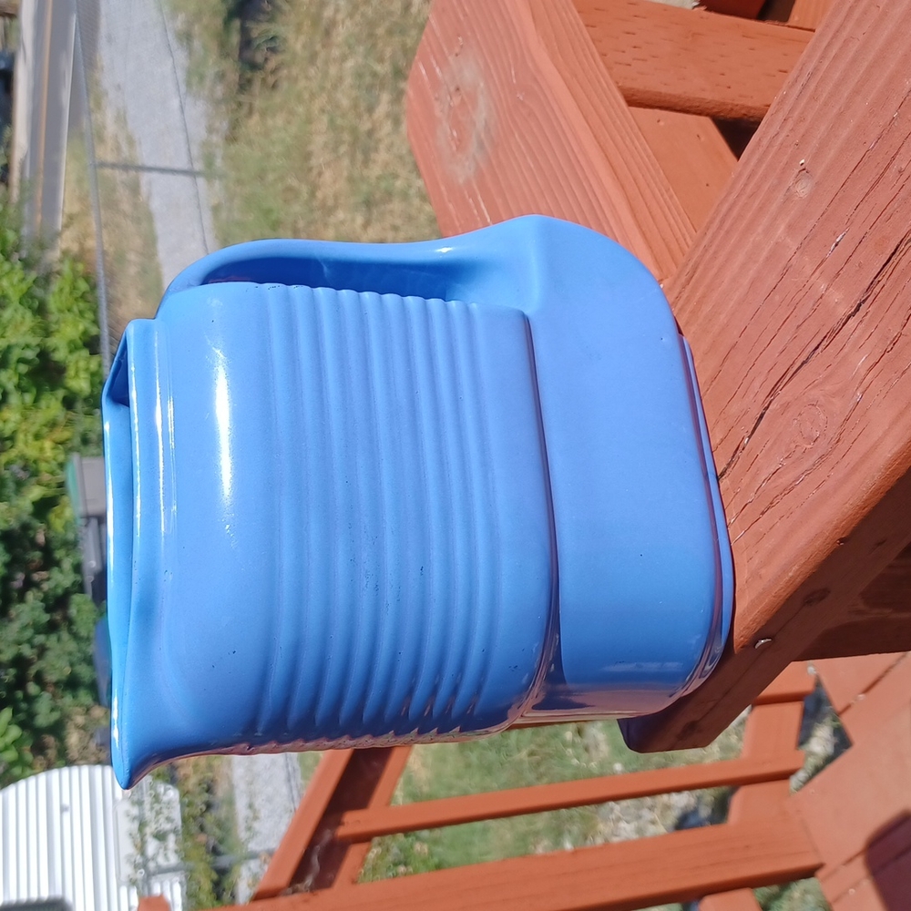 Hall Westinghouse Art Deco blue refrigerator pitcher - Picture 2 of 7